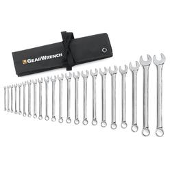 GearWrench 81916 22 pc. Long Pattern Combination Non-Ratcheting Wrench&#44; Metric