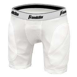 Franklin Sports Youth Baseball Sliding Shorts - Padded Slide Shorts with Cup Holder - Compression Shorts Perfect For Baseball an