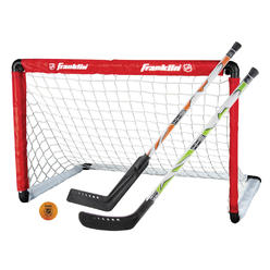 Franklin Sports 36 Nhl Hockey Goal With 2 Sticks - Youth Hockey Goal And Stick Set - Official Nhl Product