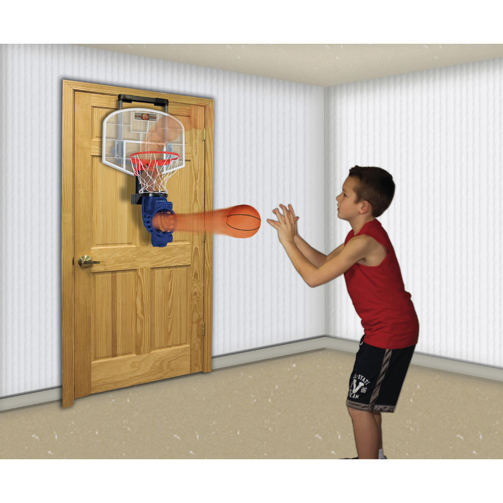 Over The Door Mini Basketball Hoop With Rebounder and Ball
