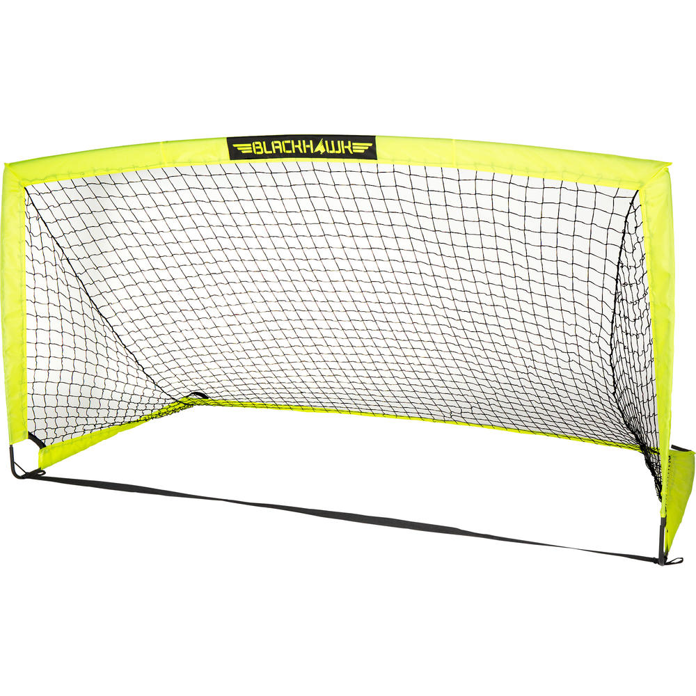 Franklin Sports Blackhawk Portable Soccer Goal, Optic Yellow, 12' x 6'