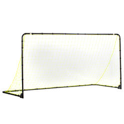 Franklin Sports Premier Steel - Folding Backyard Soccer Goal with All Weather Net - Kids Backyard Soccer Net - Easy Assembly - 1