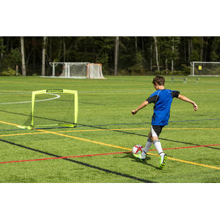 Franklin Sports Blackhawk Soccer Goal - Pop Up Backyard Soccer Nets -  Foldable Indoor + Outdoor Soccer Goals - Portable Adult + Kids Soccer Goal