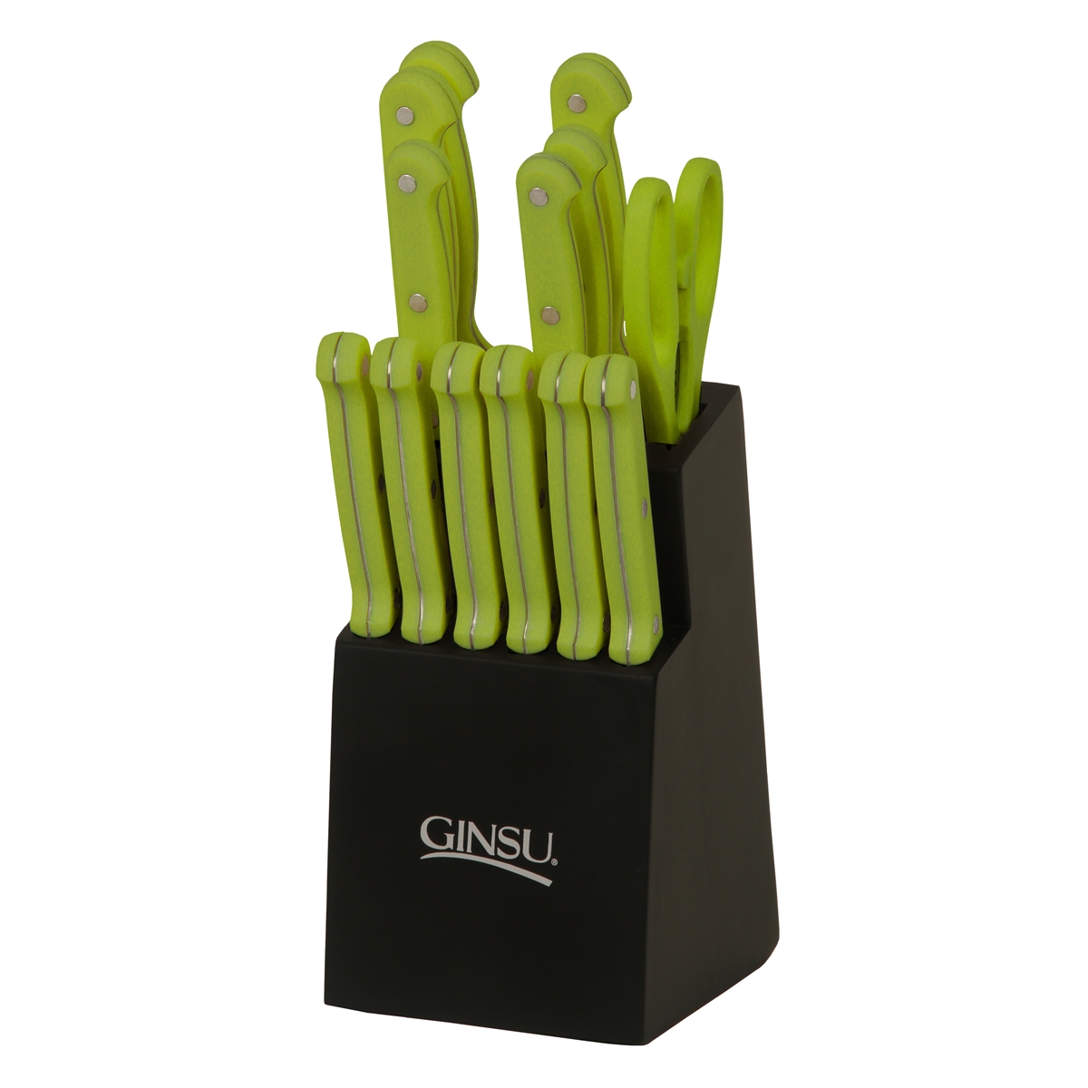 Ginsu Essential Series 14 Piece Cutlery set in Black Block