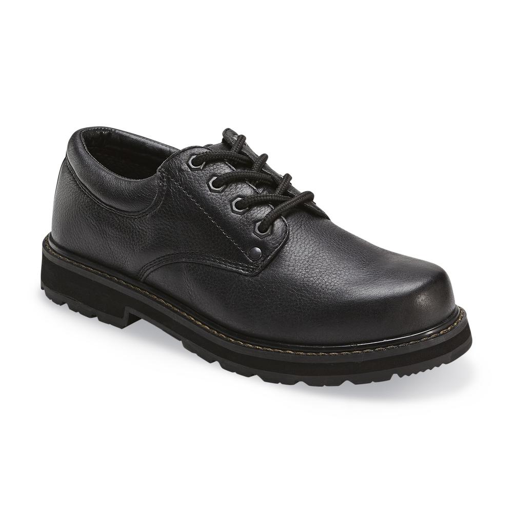 Dr. Scholl's Men's Harrington Slip Resistant Work Shoe - Black Wide Width Available