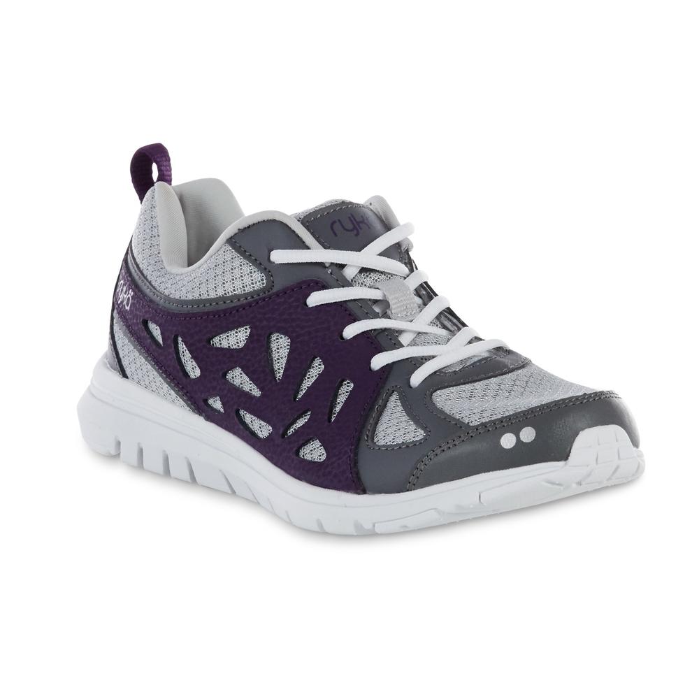 Ryka Women's Stanza Silver/Purple Athletic Shoe