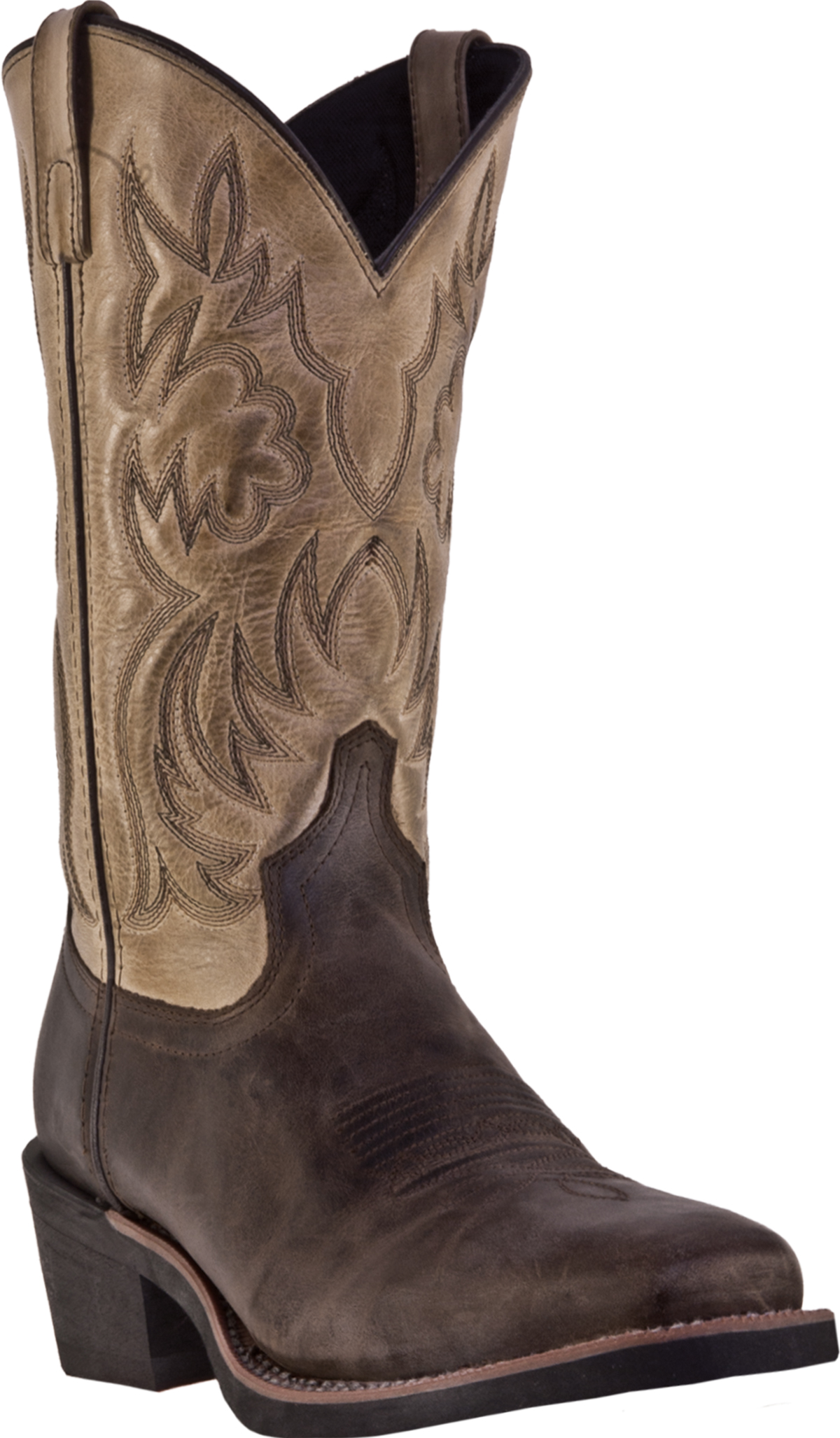 Laredo Men's 68351 Breakout 12" Cowboy Approved Western Cowboy Boot Wide Width Available - Brown/Tan