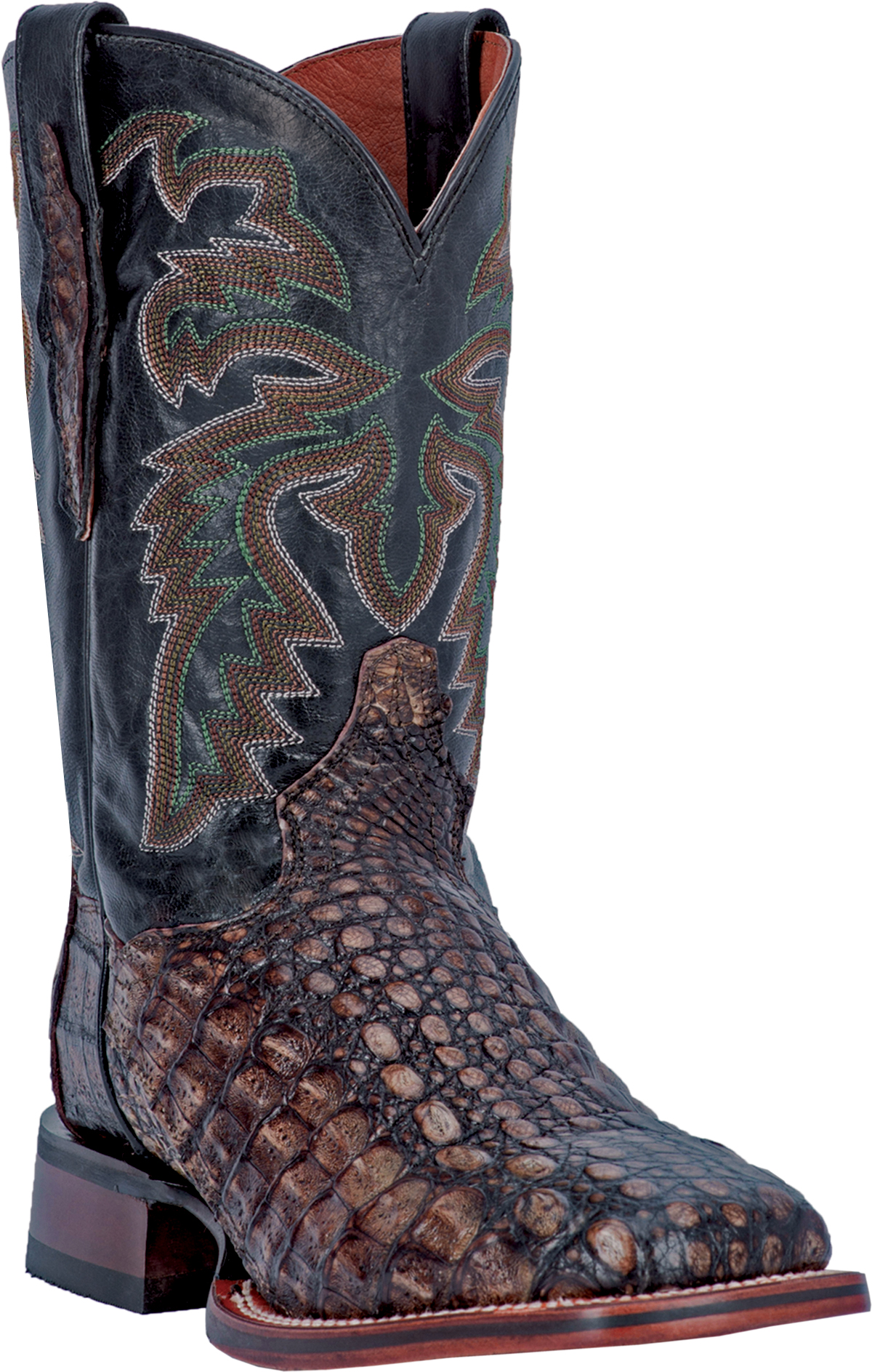 Dan Post Men's DP3860 Everglades&#160;SQ 11" Caiman Cowboy Certified Cowboy Boot Wide Width Available - Brown