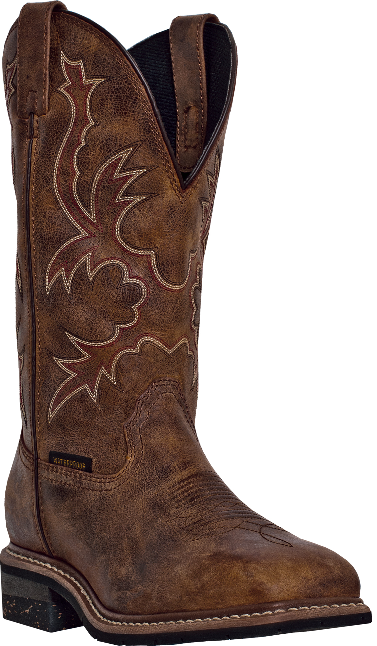Dan Post Men's DP69781 Nogales 12" Steel Toe Waterproof Cowboy Boot Wide Width Available - Tan