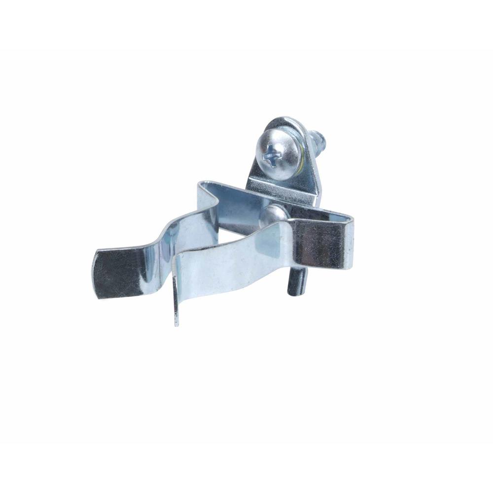 DuraHook 3/4 In. to 1-1/4 In. Hold Range 2-1/8 In. Projection Annealed Chromate Dipped Steel Extended Spring Clips for DuraBoard  10 Pack