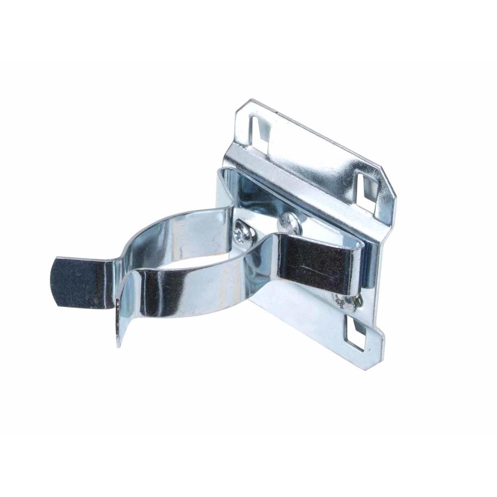 LocHook 1 In. to 2 In. Hold Range 2-3/4 In. Projection Zinc Plated/Chromate Dipped Steel Extended Spring Clip for LocBoard  5 Pack