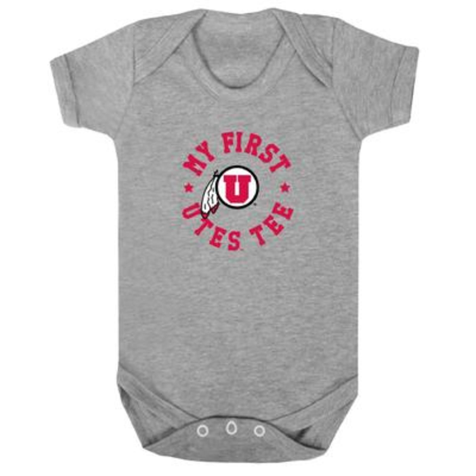 Newborn & Infant Boys' Heathered Bodysuit - Utah Utes