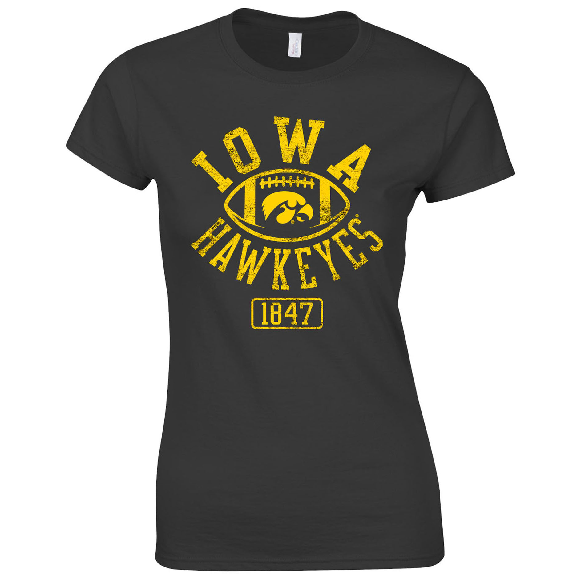 NCAA Women’s Football Crazy T-Shirt - Iowa Hawkeyes, Size: Large NCAA Women’s Football Crazy T-Shirt - Iowa Hawkeyes, Size: Large