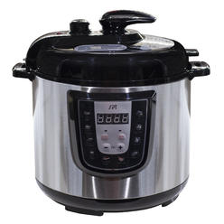 SPT APPLIANCE INC Electric Stainless Steel Pressure Cooker, 6 Qt.