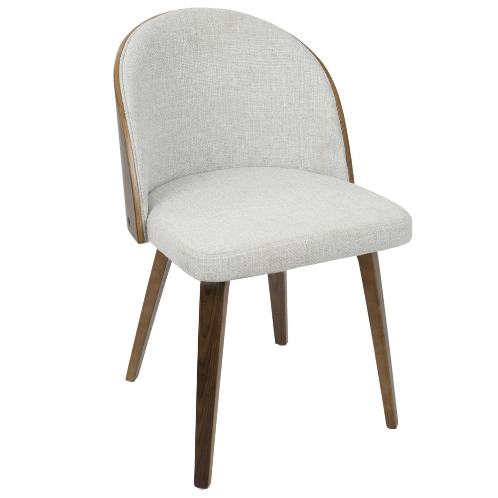Lumisource Luna Contemporary Dining/ Accent Chair - Set of 2