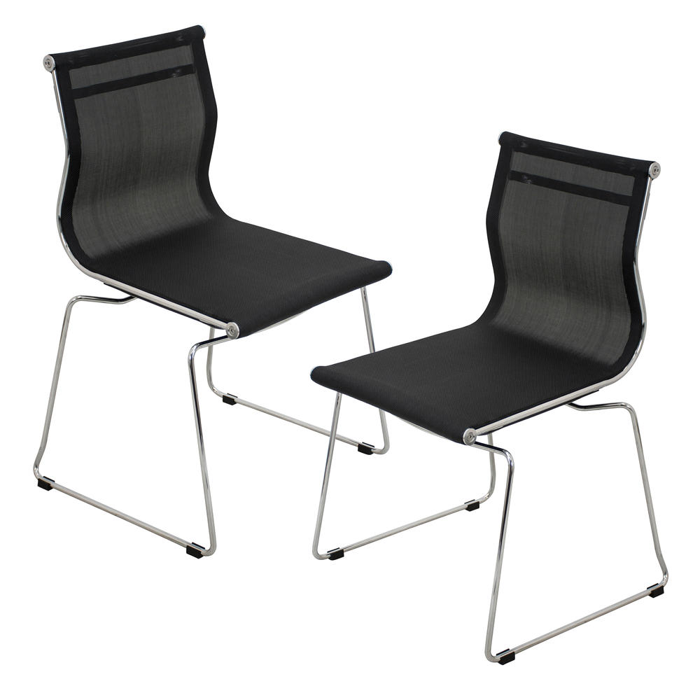Lumisource Mirage Stackable Accent - Dining Chair - Set Of 2