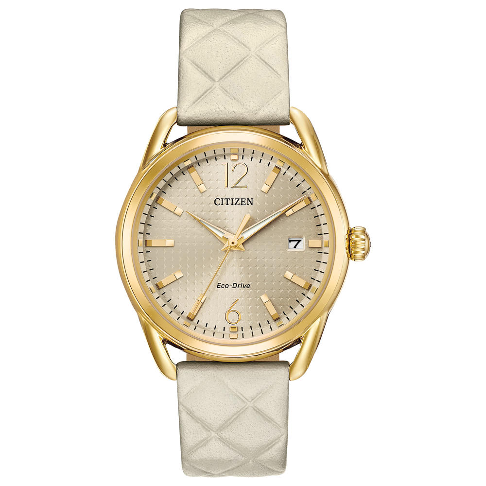 Drive From Citizen Eco-Drive Ladies' Ivory Leather Watch