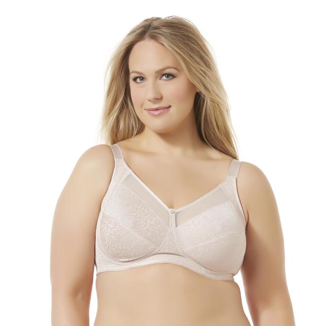 Just My Size Women's Plus Comfort Shaping Wirefree Bra JM1Q20