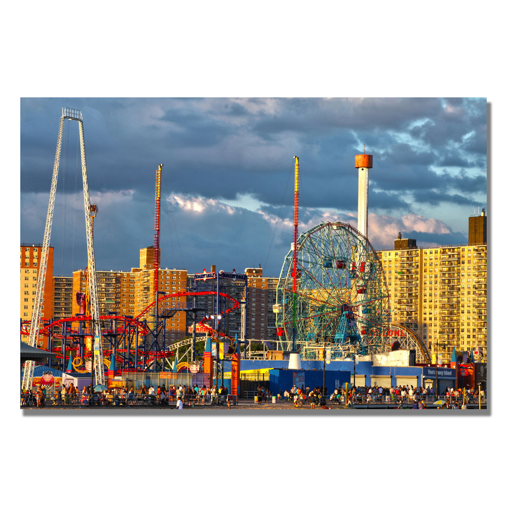 Trademark Global CATeyes 'Coney Island' Canvas Art