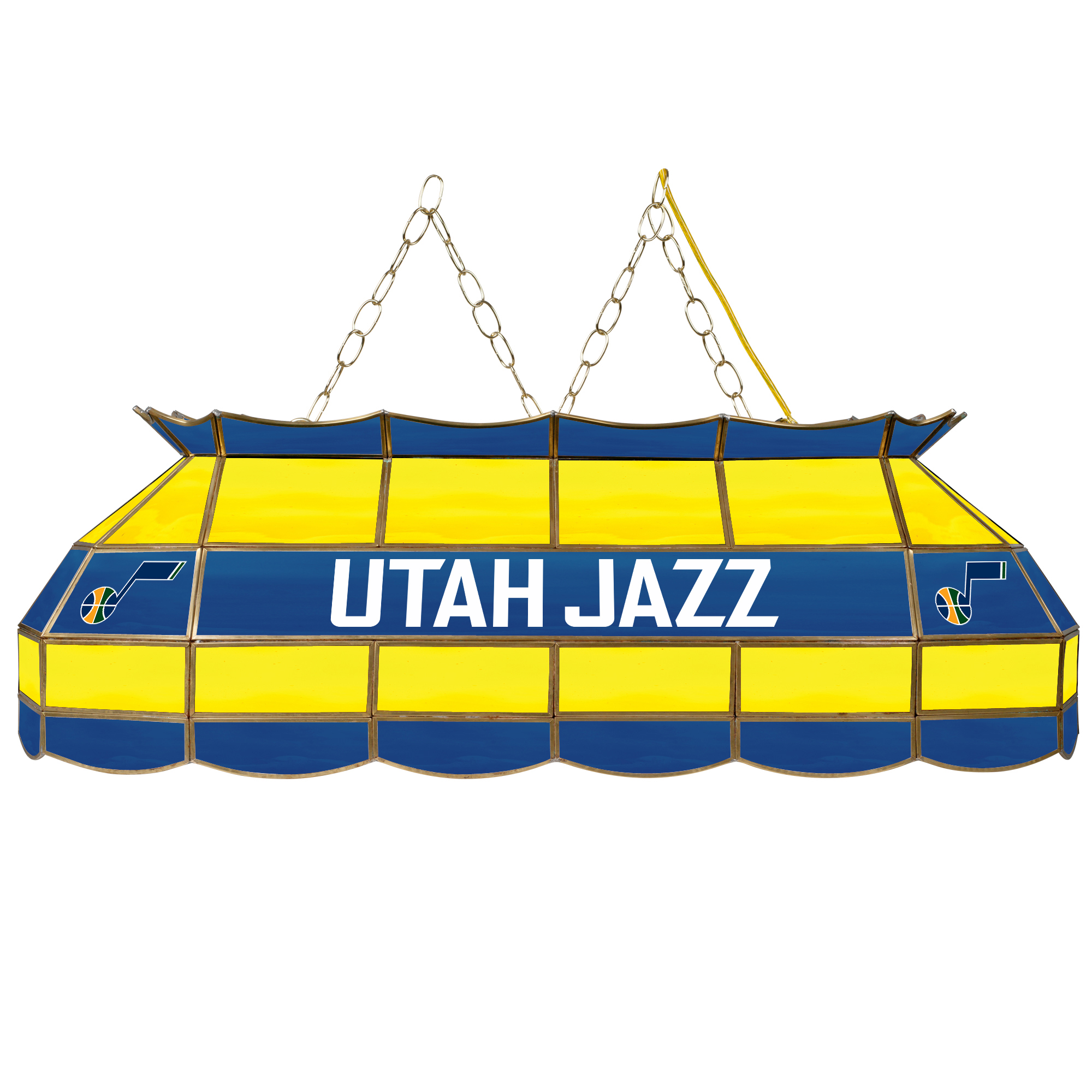 NBA(CANONICAL) Utah Jazz 40 inch Stained Glass Tiffany Style Lamp