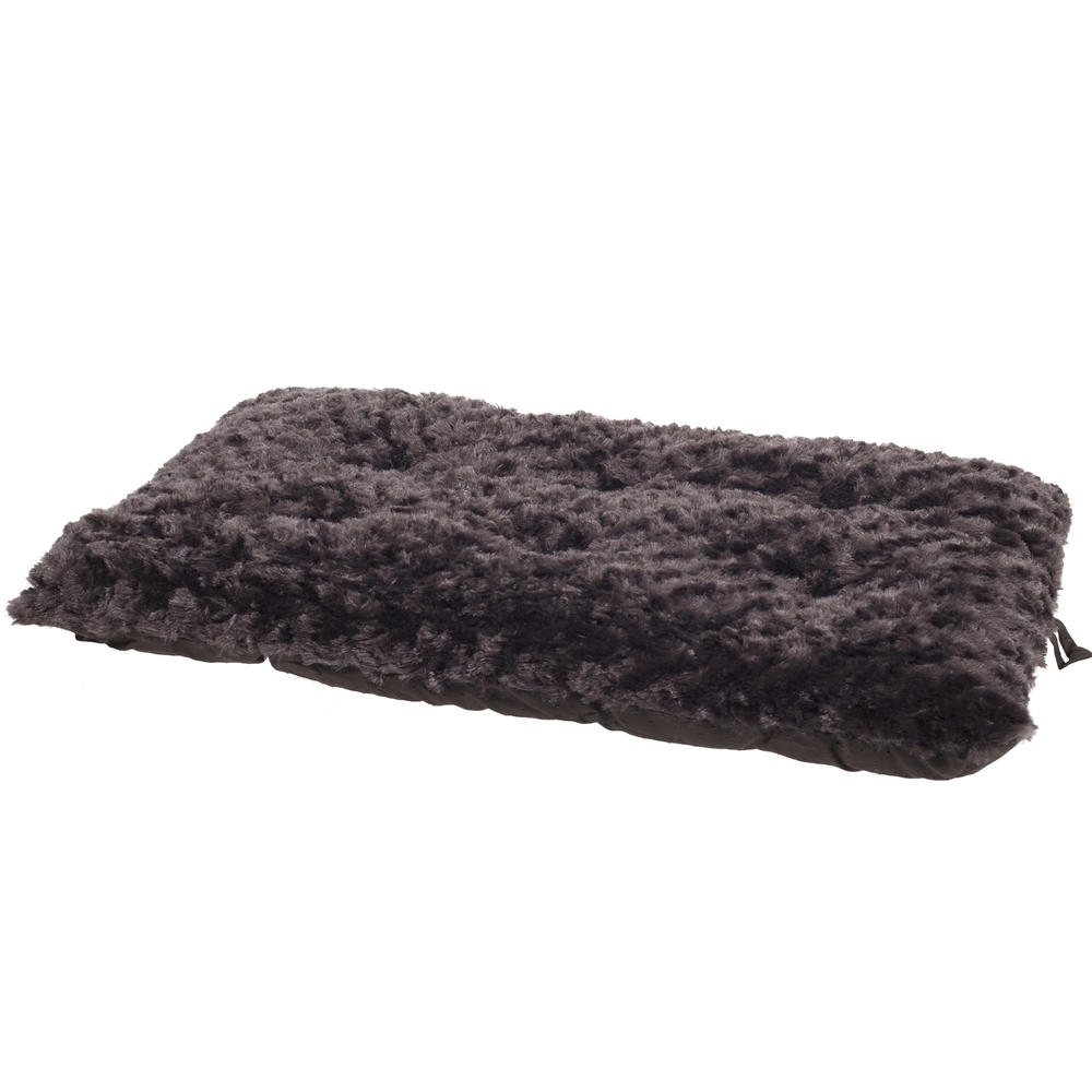 PAW Lavish Cushion Pillow Furry Pet Bed - Chocolate - Large