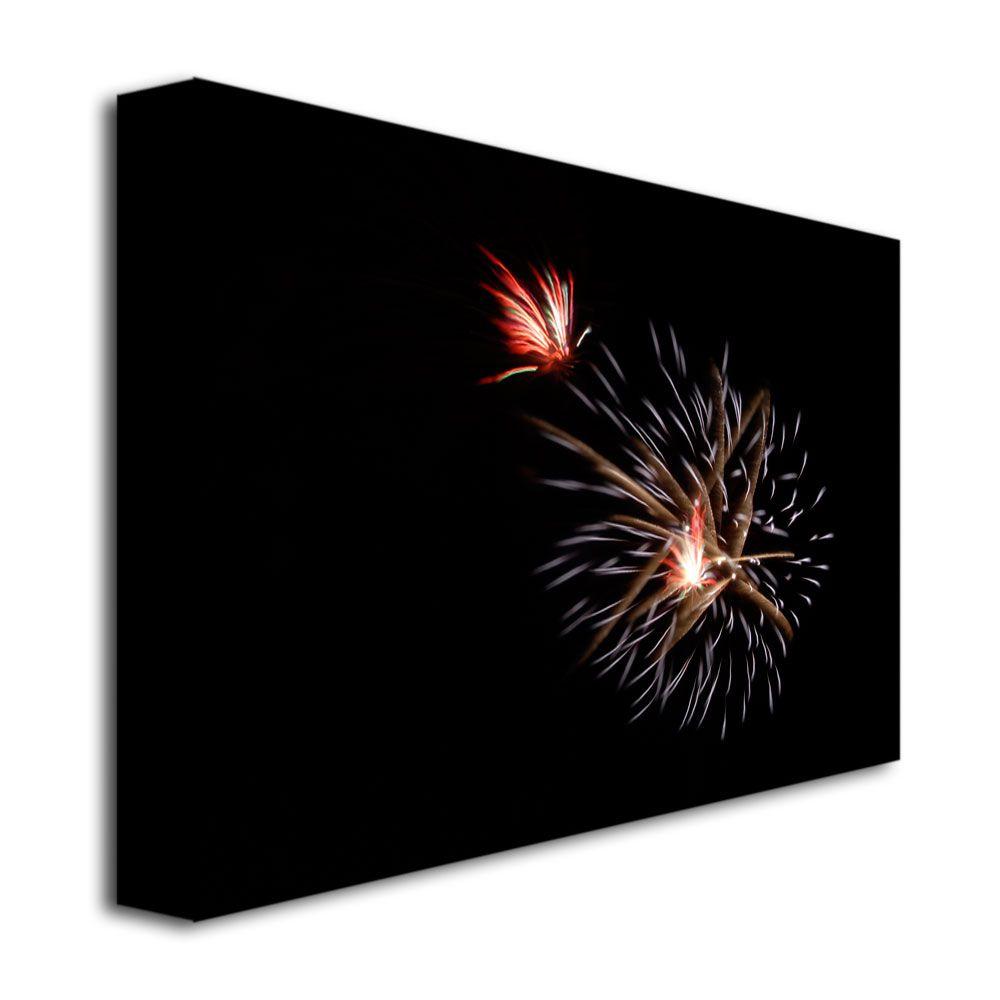 Trademark Global Kurt Shaffer 'Abstract Fireworks 32' Canvas Art