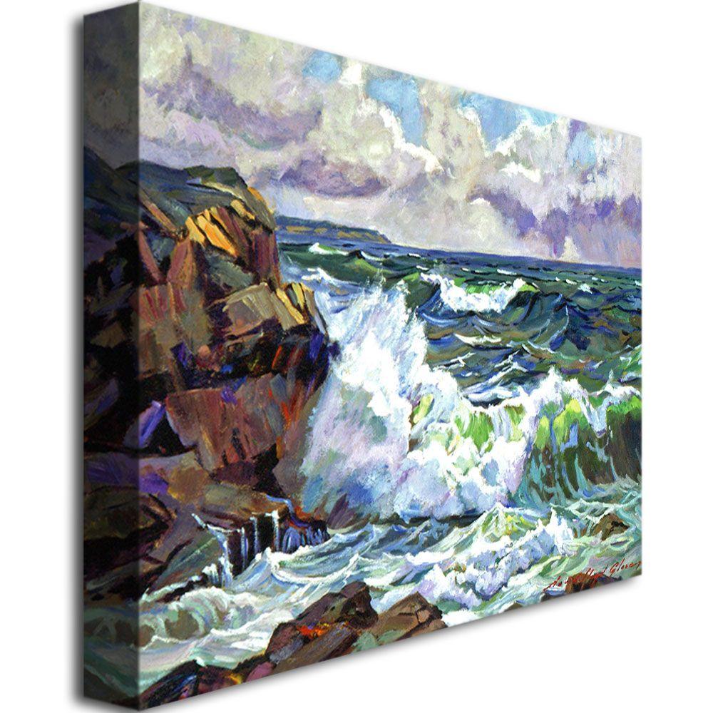 Trademark Global David Lloyd Glover 'Malibu Coastline' Canvas Art