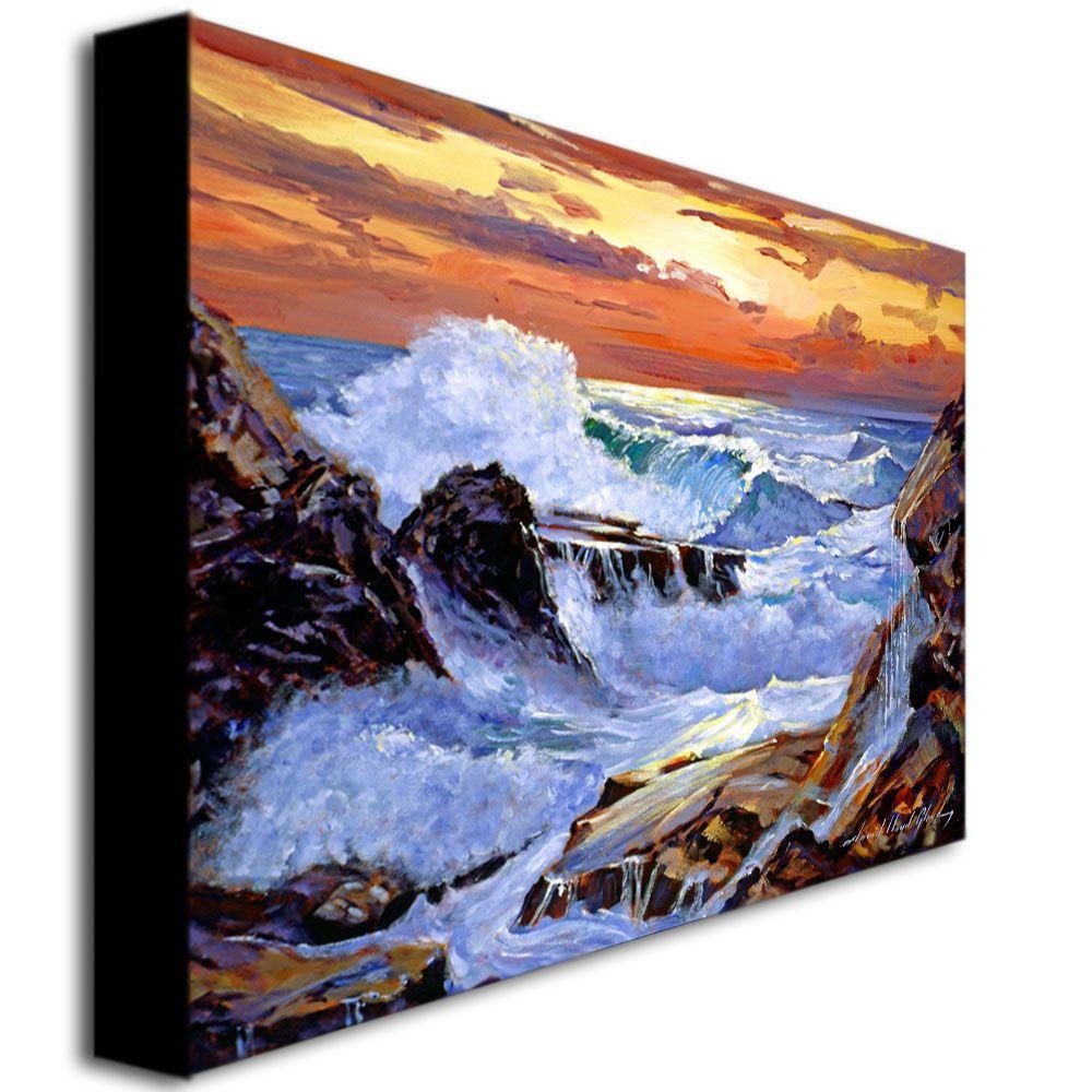 Trademark Global David Lloyd Glover 'Storm on the Irish Coast' Canvas Art