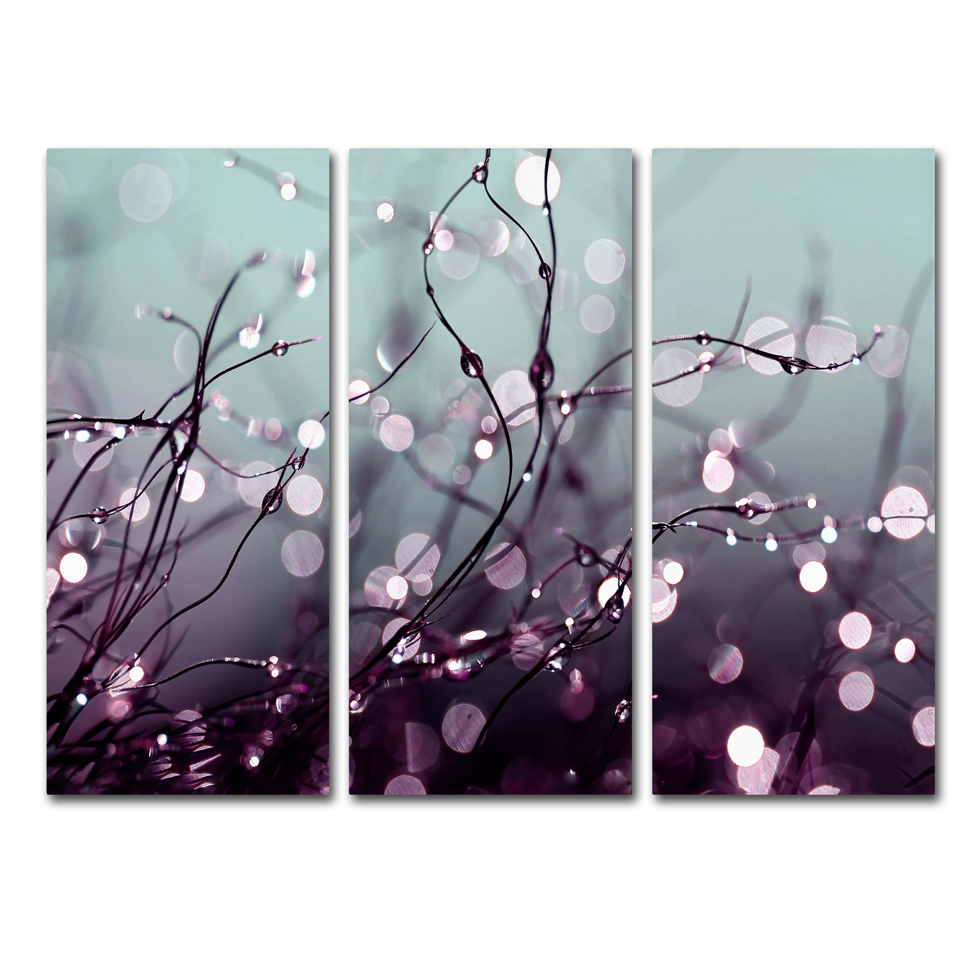 Trademark Global Beata Czyzowska Young ’Somewhere Over the Rainbow’ 3 Panel Art Set Trademark Global Beata Czyzowska Young ’Somewhere Over the Rainbow’ 3 Panel Art Set