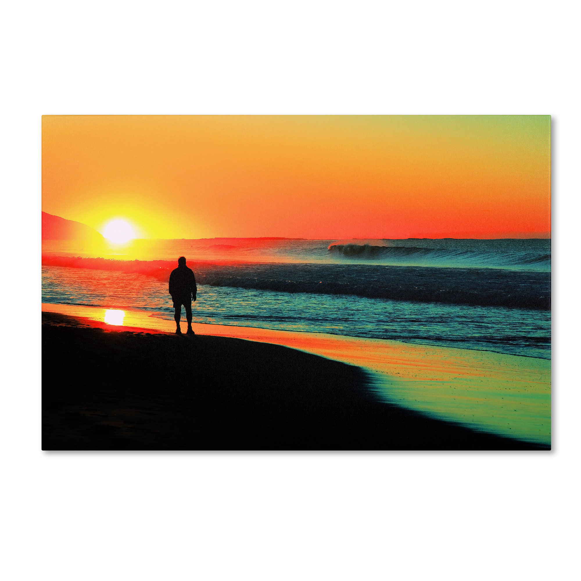 Trademark Global Beata Czyzowska Young ’Sunrise Walking’ Canvas Art Trademark Global Beata Czyzowska Young ’Sunrise Walking’ Canvas Art