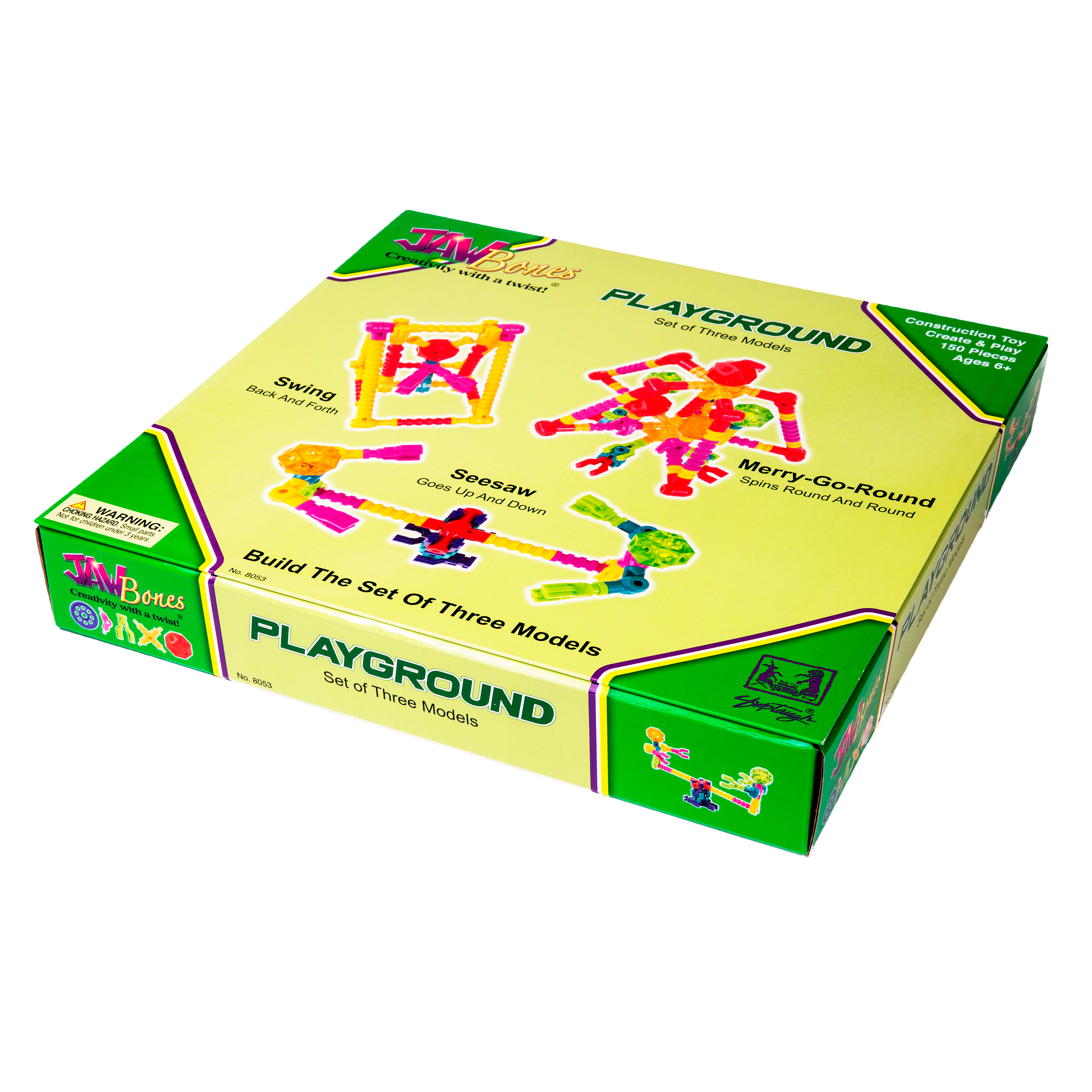 Be Good Co Jawbones Playground Boxed Set: 150 Pcs