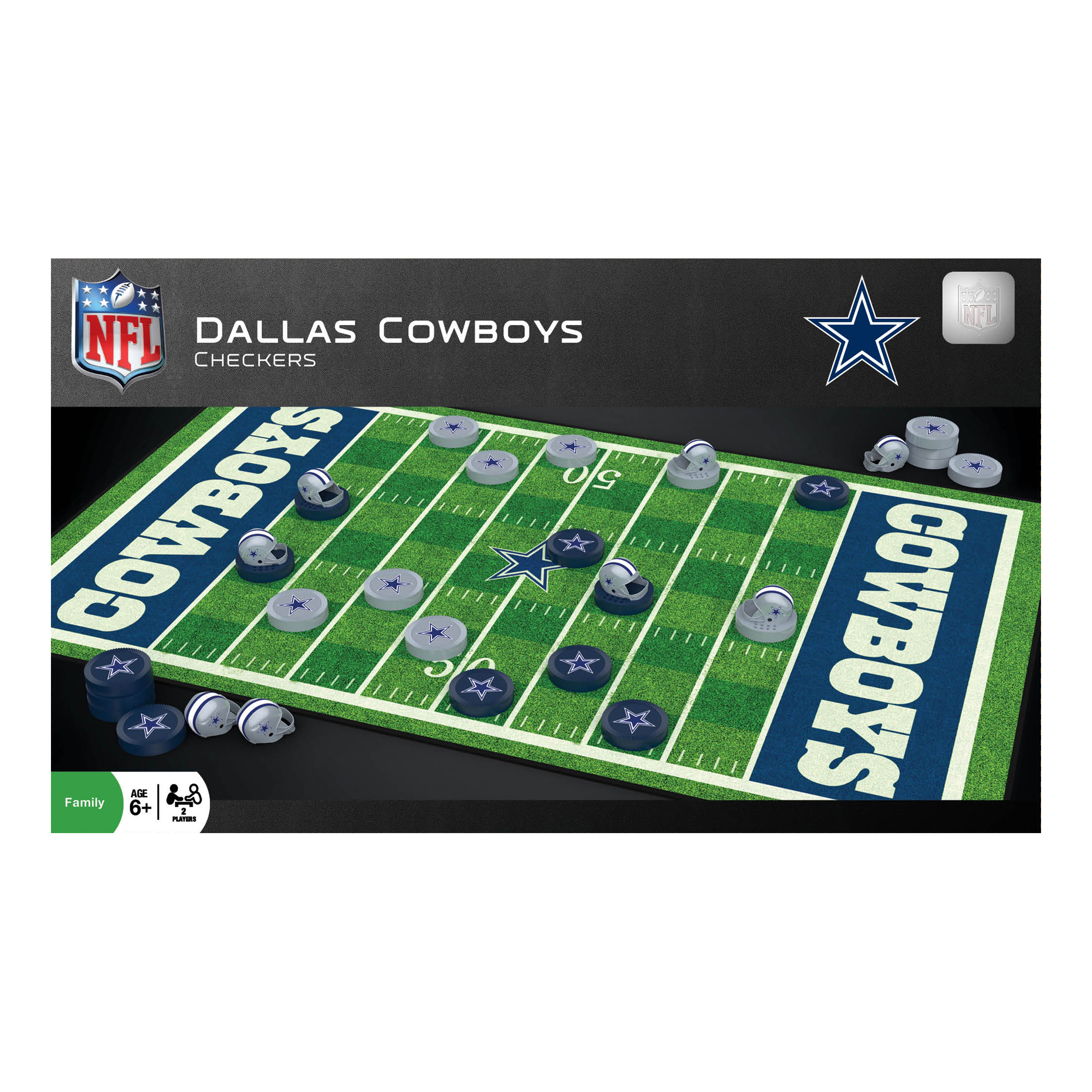 MASTERPIECES NFL Checkers - Dallas Cowboys