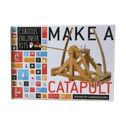 Copernicus Educational Products Make a working wooden Catapult Kit | Designed by Leonardo Da Vinci | Historical facts and easy instructions included |