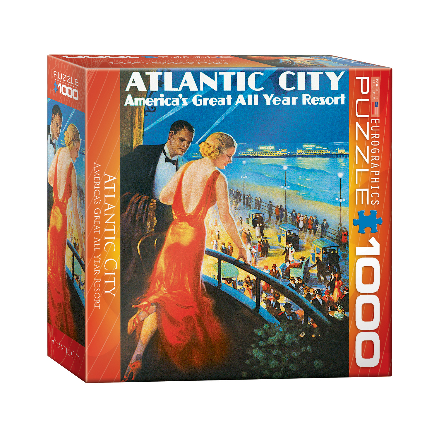 EuroPuzzles Atlantic City: 1000 Pcs