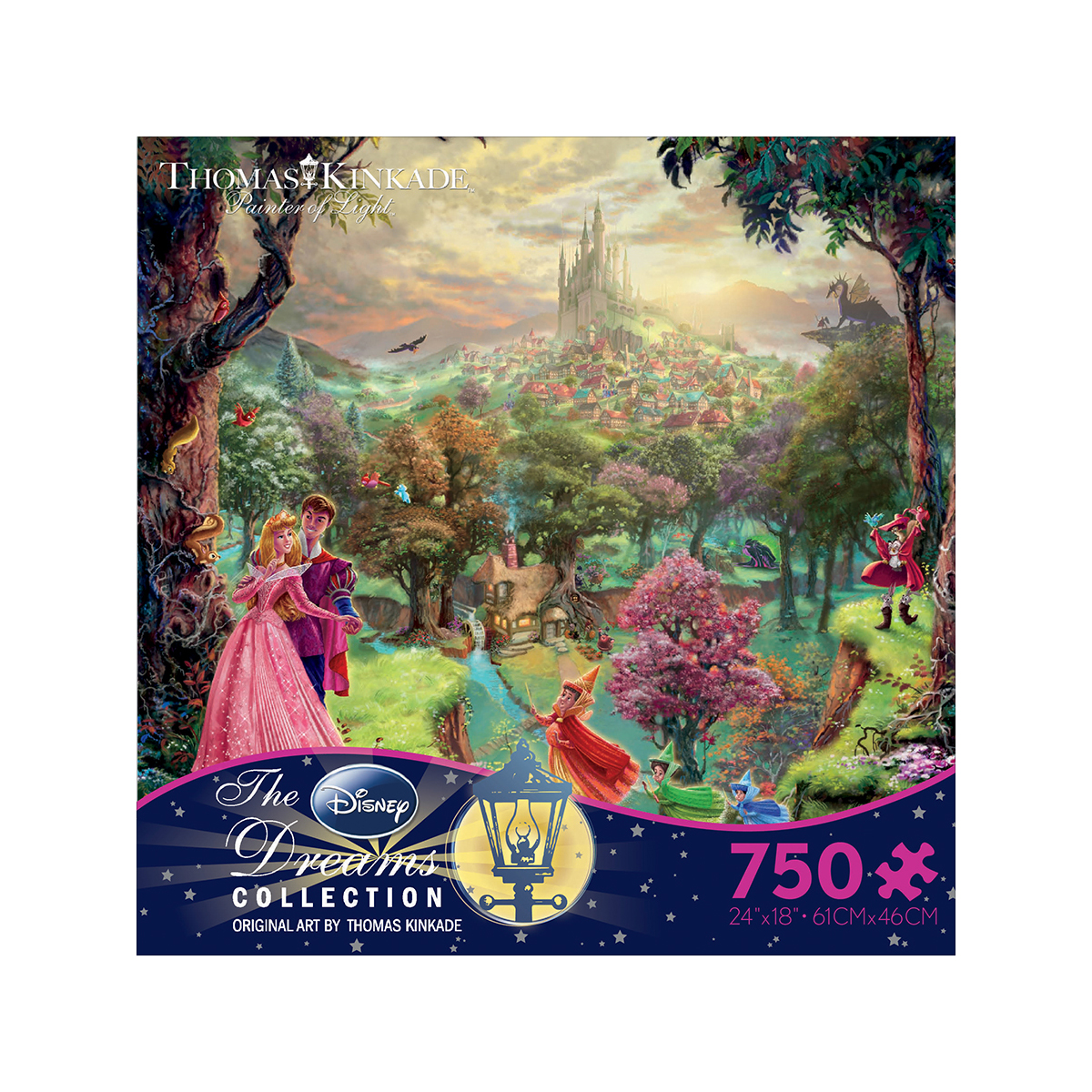 Ceaco Thomas Kinkade Disney Dreams - Sleeping Beauty: 750 Pcs