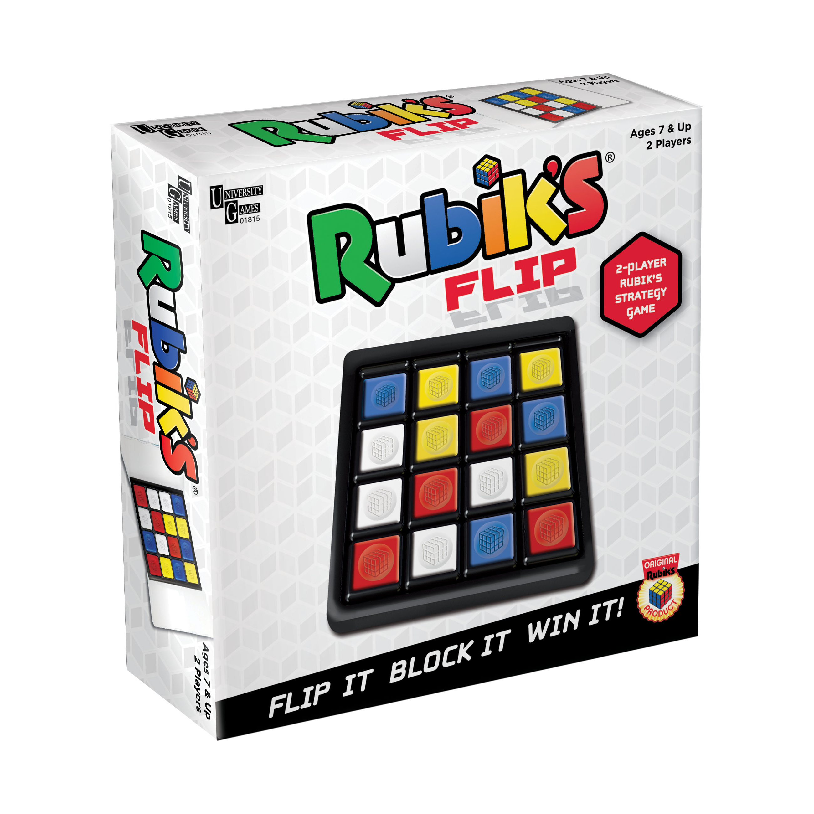 794764018158 UPC University Games Unv01815 Rubiks Flip Board Games