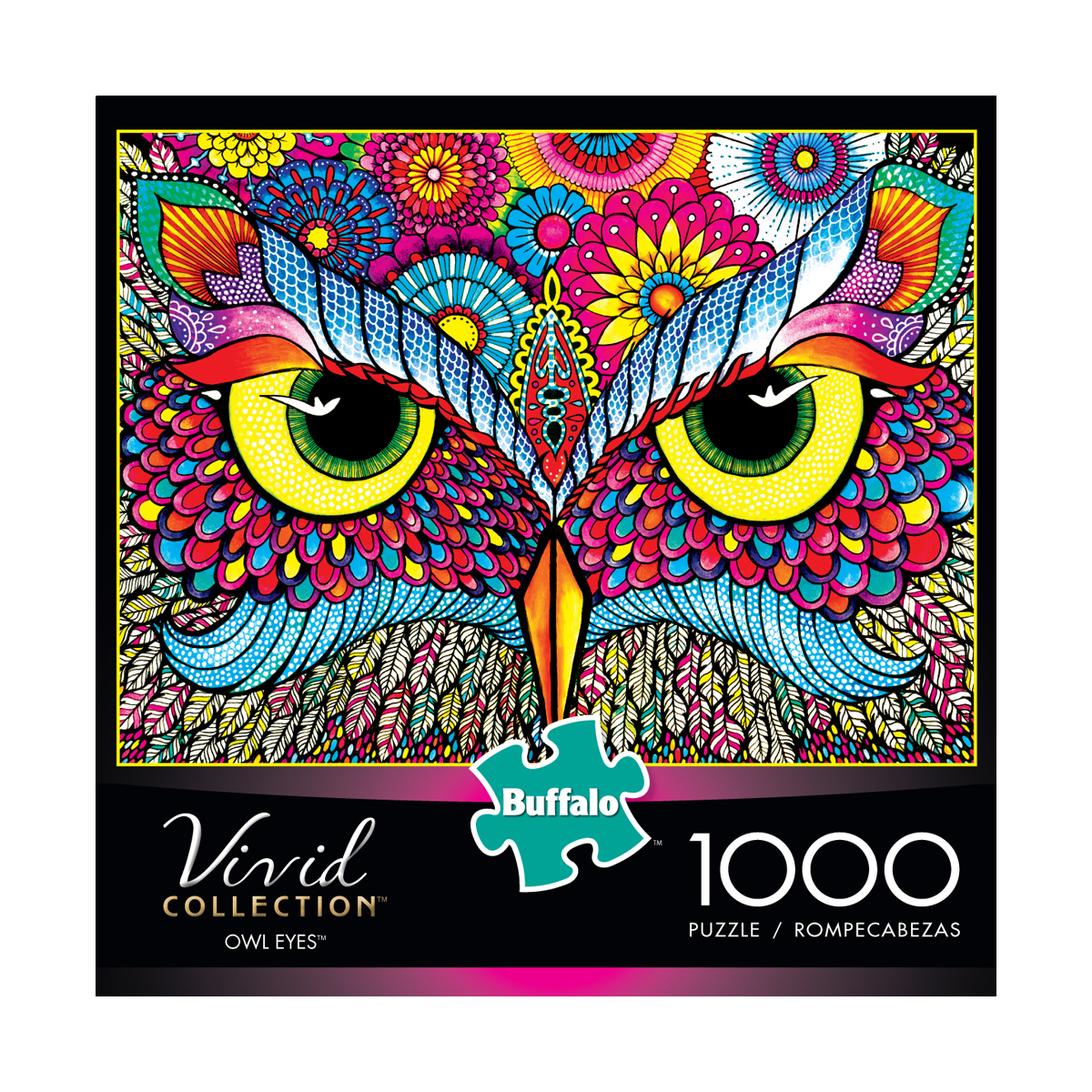 Buffalo Games & Puzzles Vivid Collection - Owl Eyes: 1000 Pcs