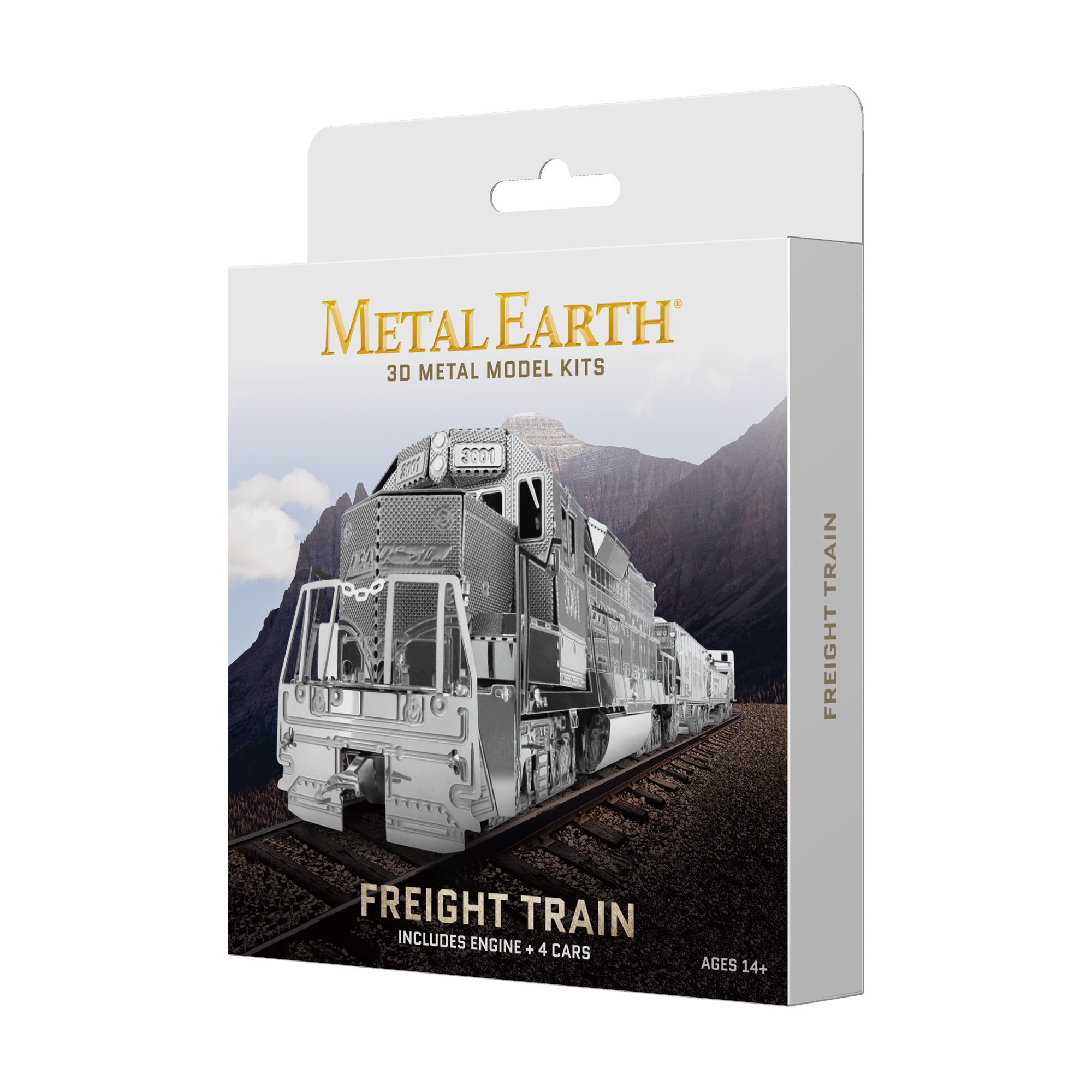 Fascinations Toys & Gifts Metal Earth 3D Metal Model Kit - Freight Train Box Set