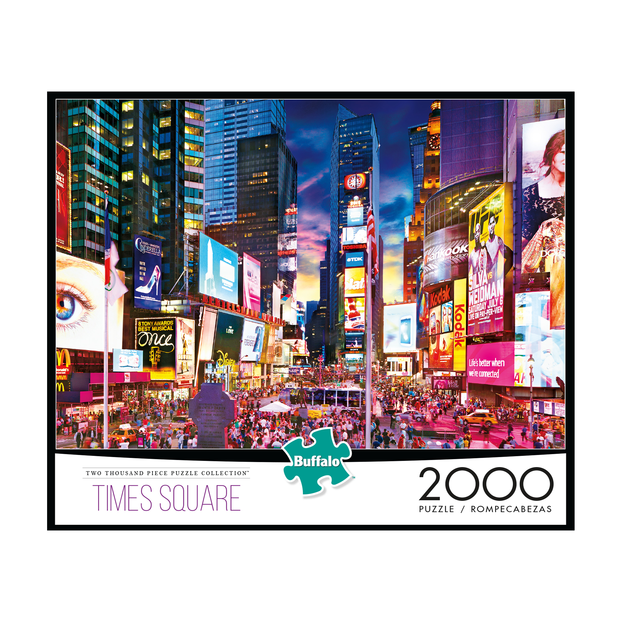 Buffalo Games & Puzzles Times Square Jigsaw Puzzle: 2000 Pcs