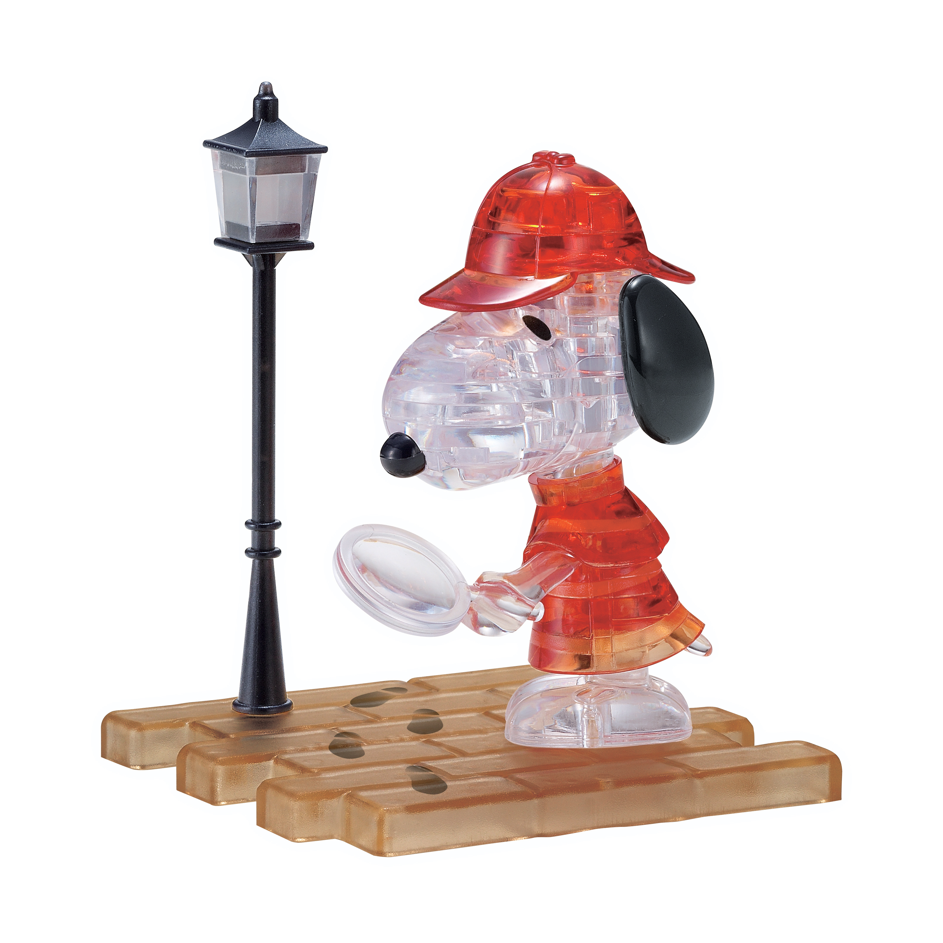 Bepuzzled 3D Crystal Puzzle - Detective Snoopy: 34 Pcs