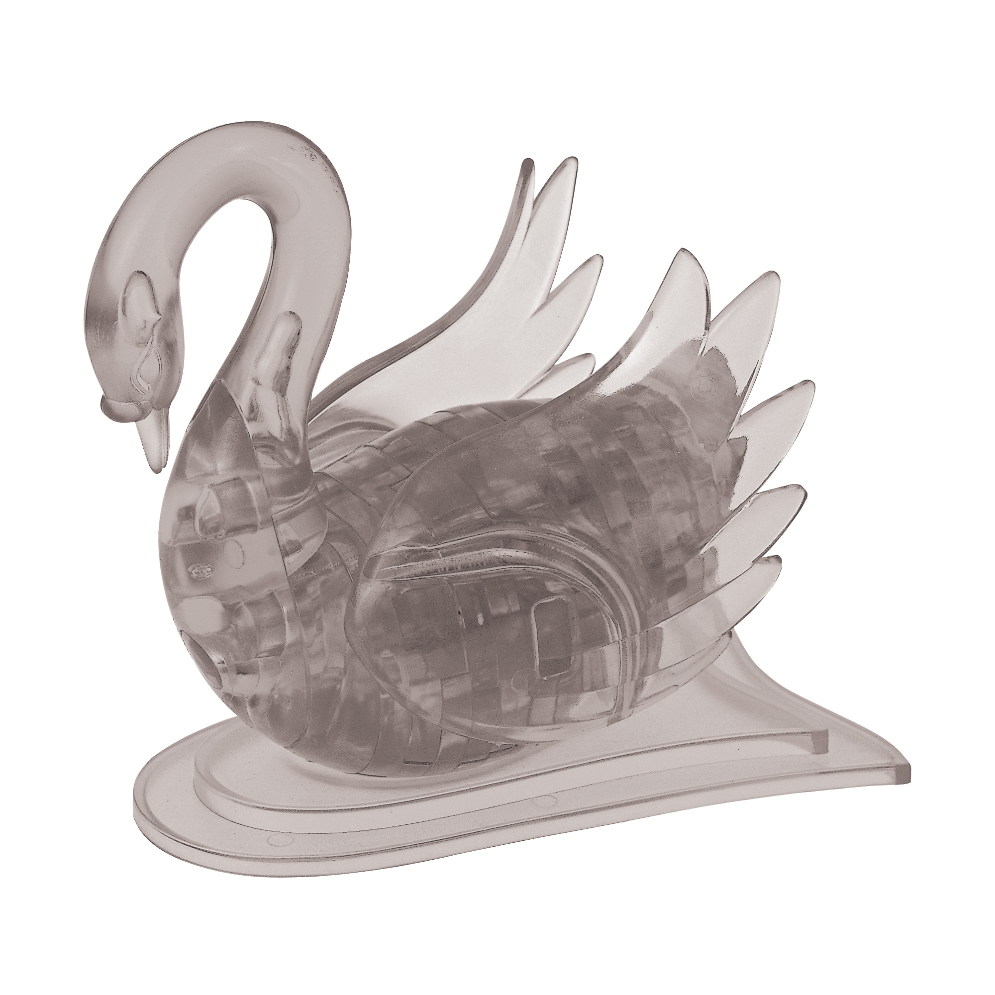 Bepuzzled 3D Crystal Puzzle - Swan (Black): 43 Pcs