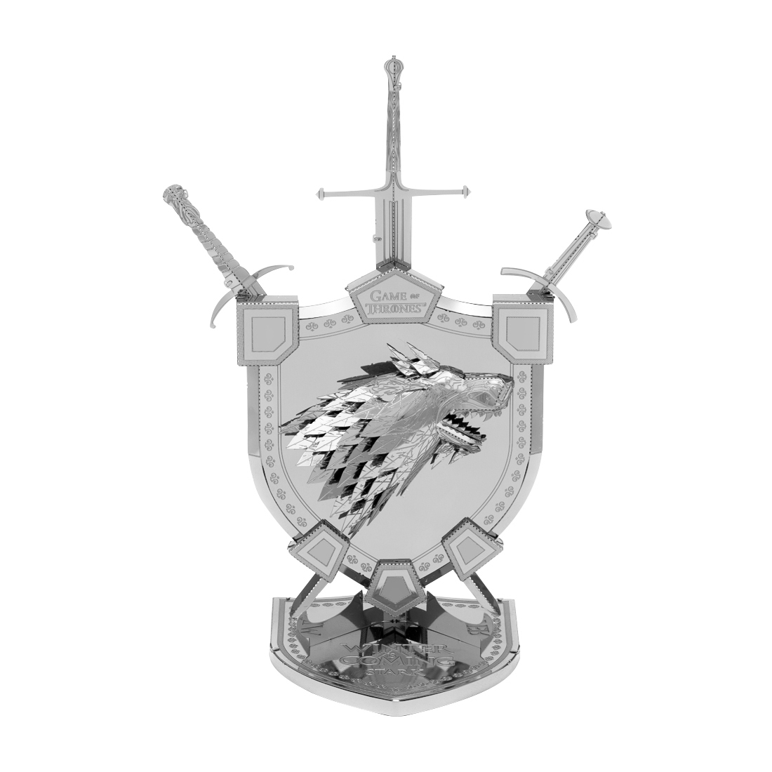 Fascinations Toys & Gifts Metal Earth ICONX 3D Metal Model Kit - Game of Thrones House Stark Sigil