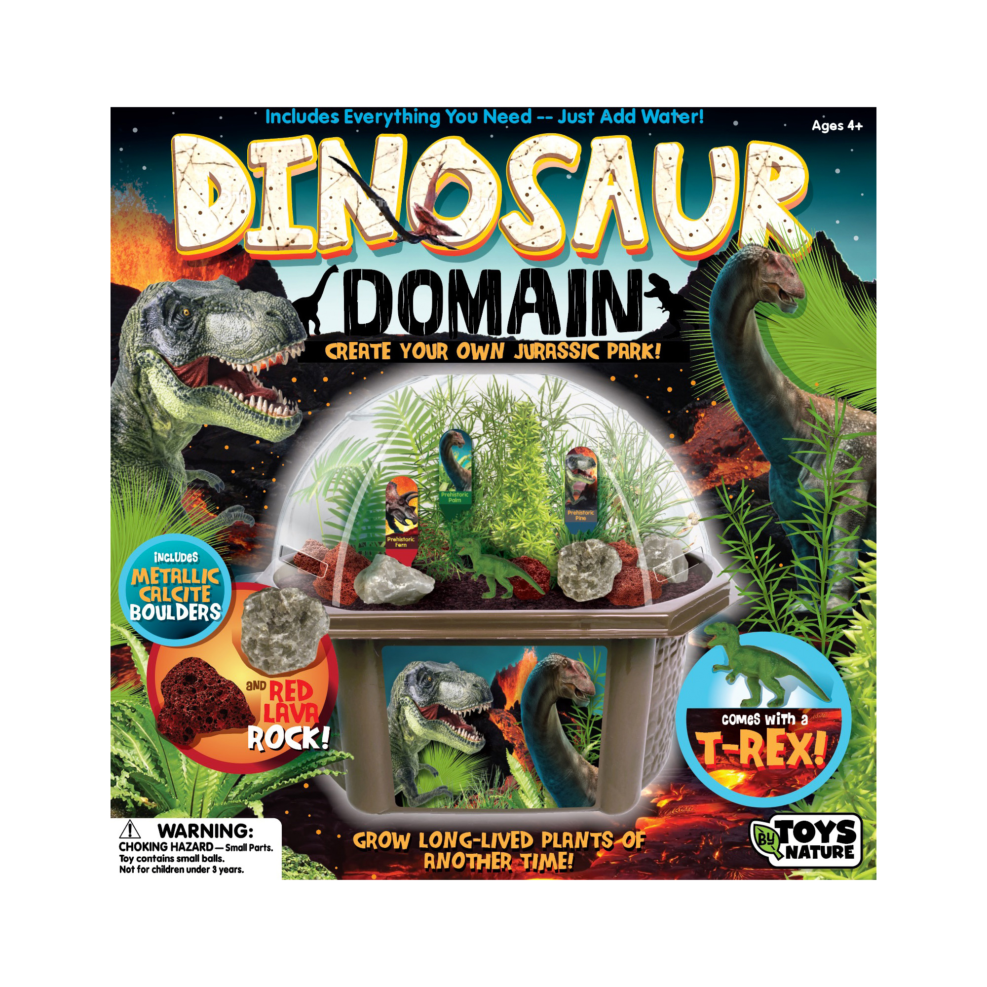 Toys By Nature Biosphere Terrarium - Dinosaur Domain