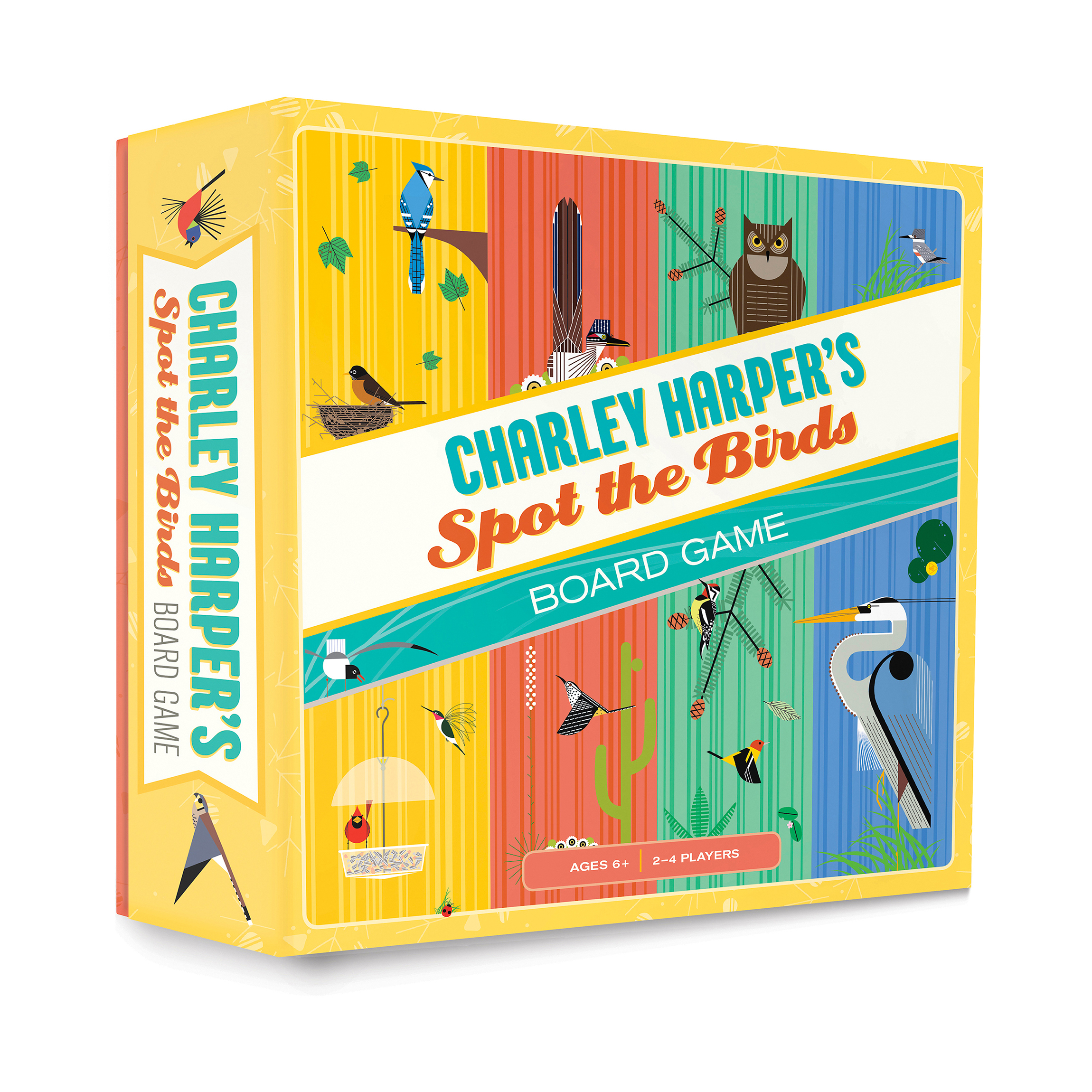 Pomegranate Communications, Inc. Charley Harper's Spot the Birds Board Game