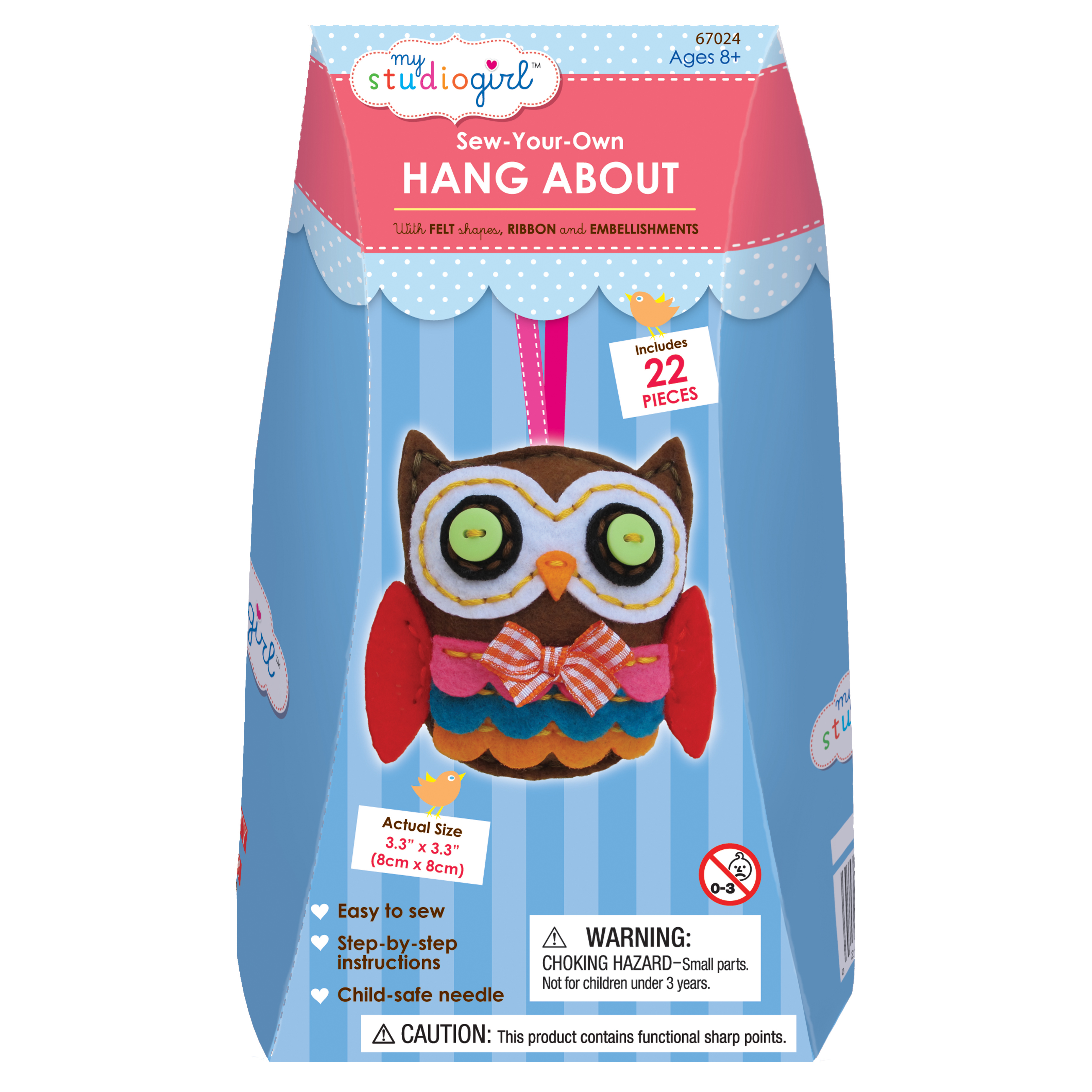 My Studio Girl Sew-Your-Own Hang About - Owl