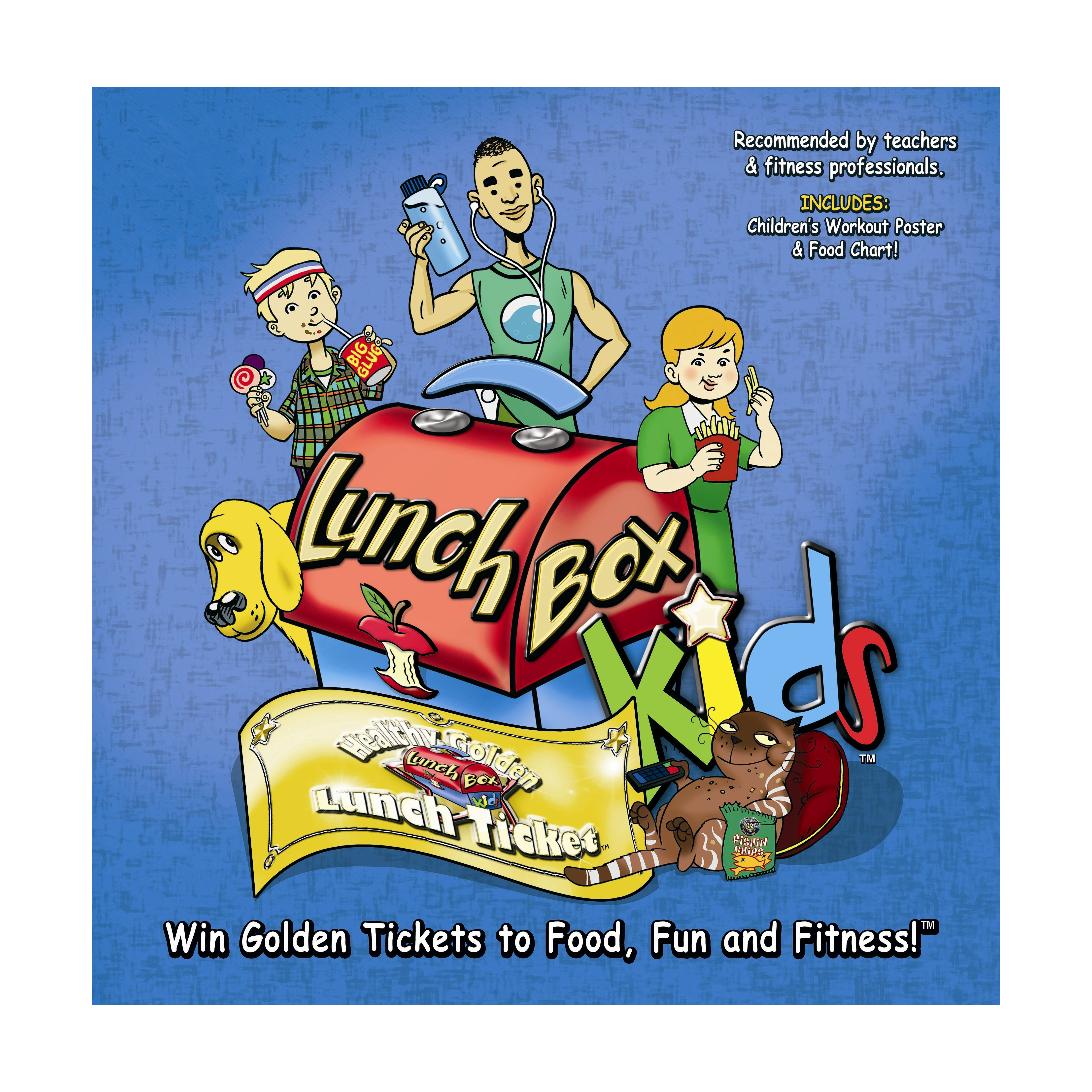 LunchBox Kids Health & Fitness Educational Board Game