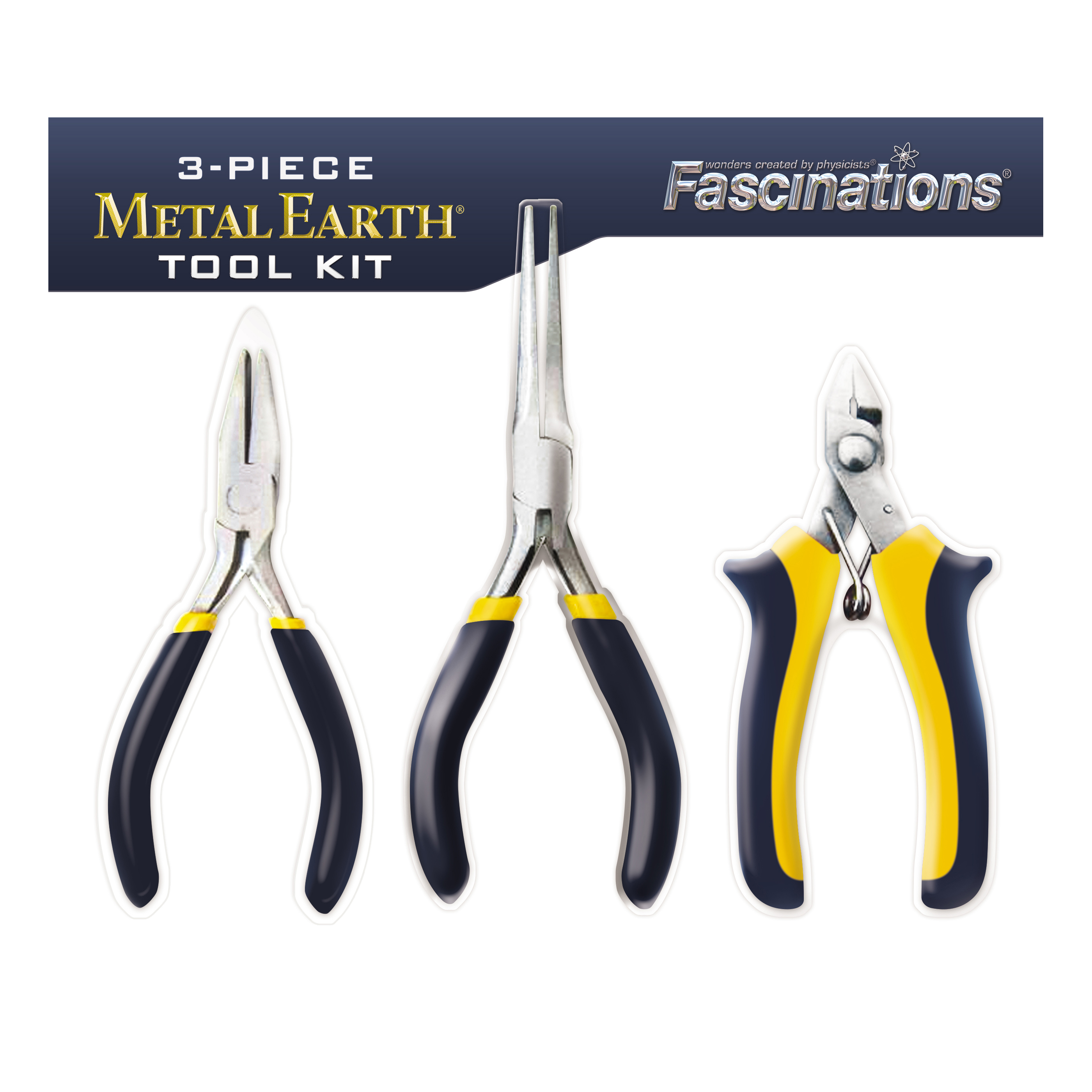 Fascinations Toys & Gifts 3-Piece Metal Earth Tool Kit