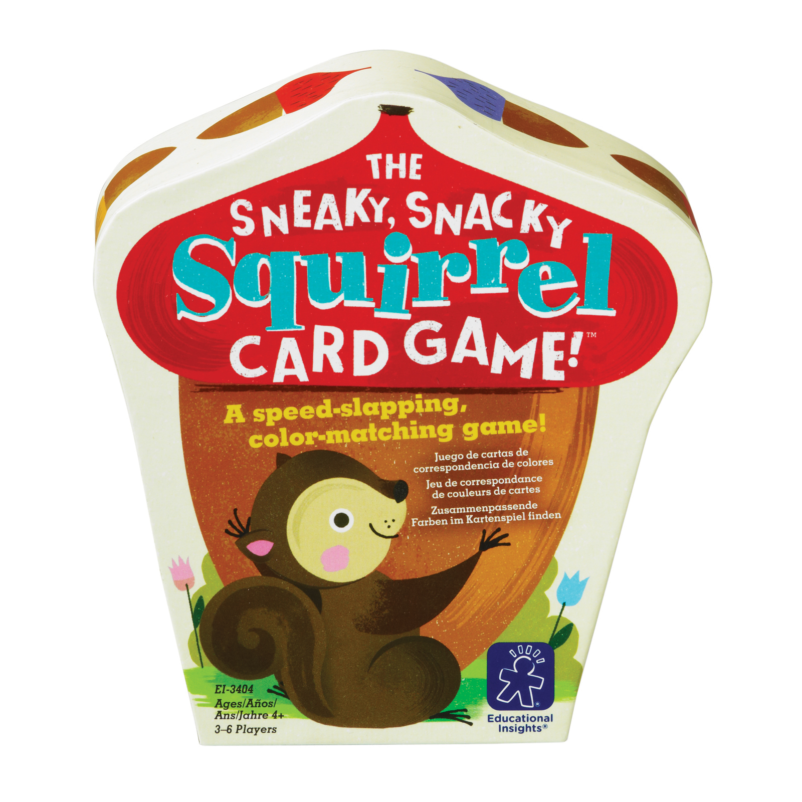 Educational Insights The Sneaky, Snacky Squirrel Card Game!, Multi-color Educational Insights The Sneaky, Snacky Squirrel Card Game!, Multi-color