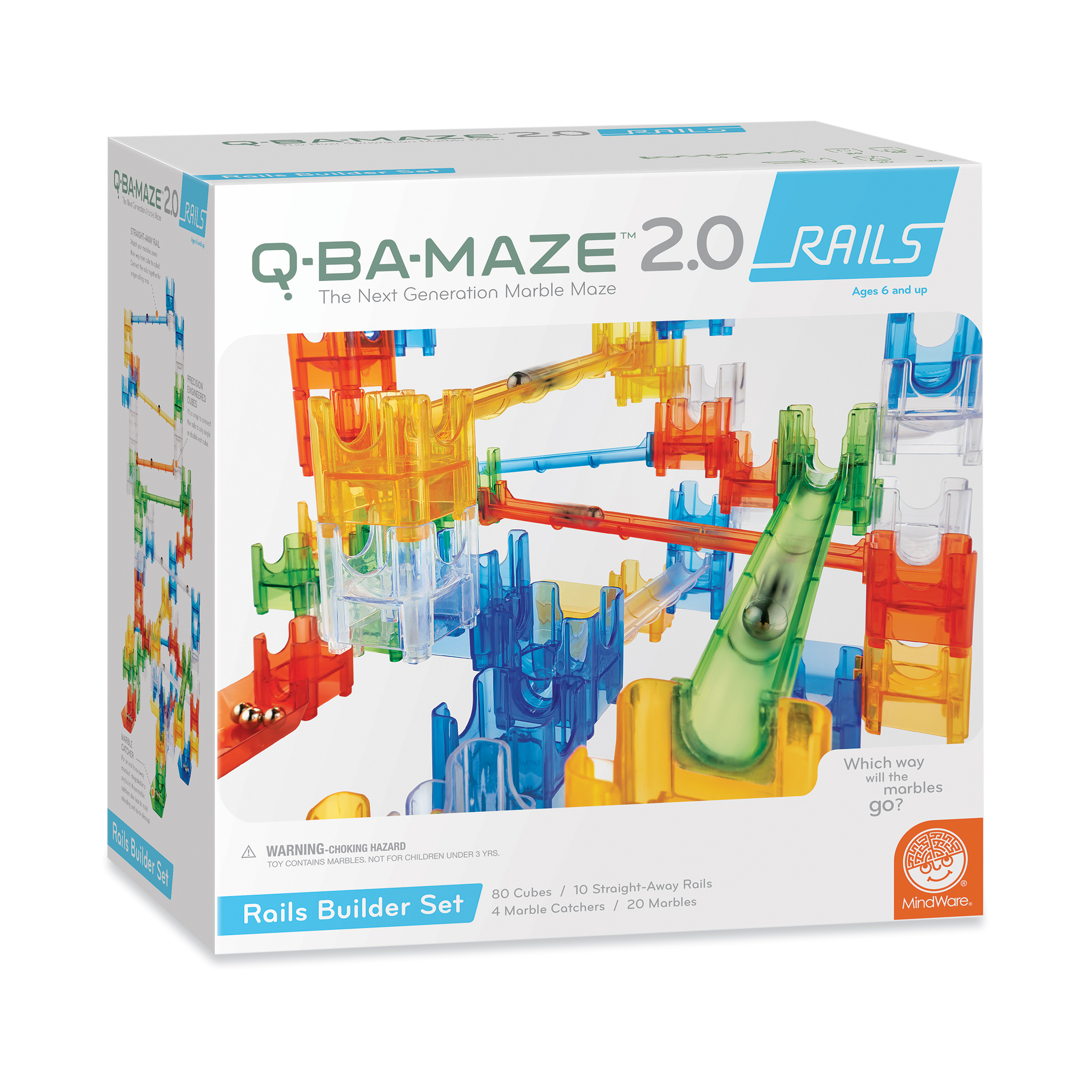 MindWare Q-BA-MAZE 2.0 Rails Builder Set