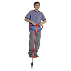geospace large jumparoo boing! max pogo stick by air kicks; for adults and kids 90-160 lbs, assorted colors black or white